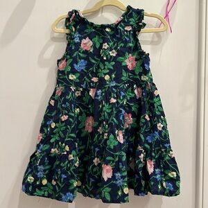 janie and jack blue floral dress - size 5